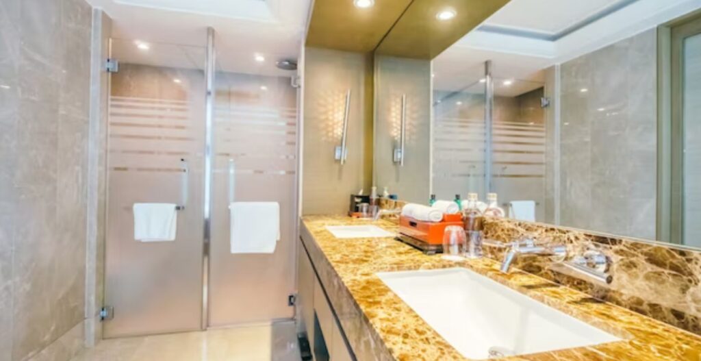 remolding your bathroom with privacy mirror